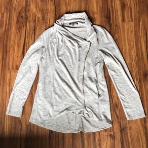 Brand new Beautiful Moto-zip oatmeal sweater!